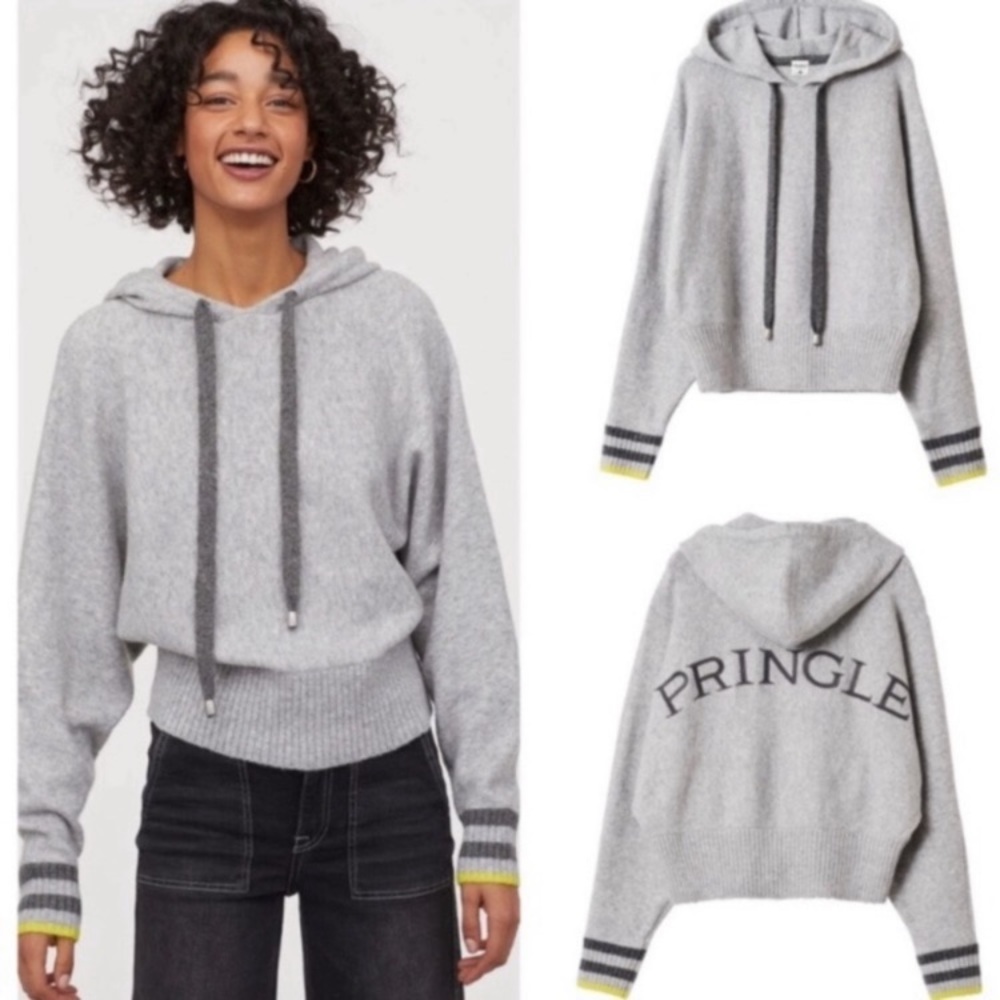 RINGLE x H&M Soft Gray Hoodie Sweatshirt Oversized Women’s Sz‎ XS